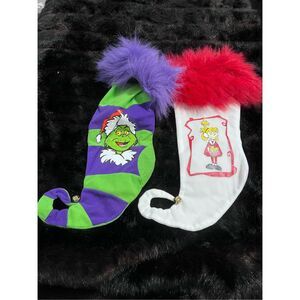 Dr Seuss How The Grinch Stole Christmas Cindy Lou Who Stocking Sideshow Toy